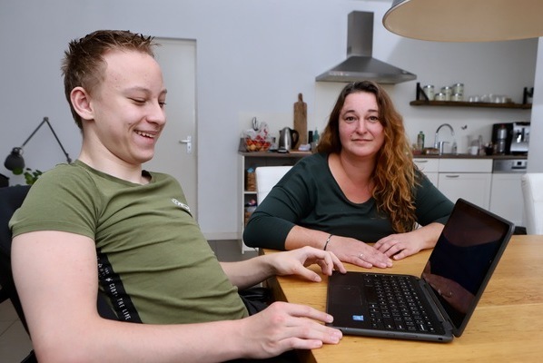 Tygo en zijn maatje Esther